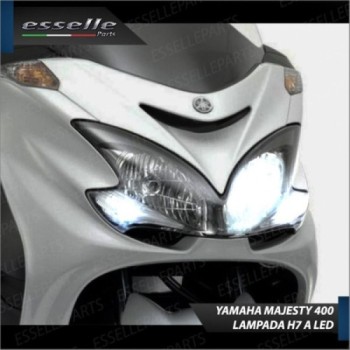 Lampada H7 LED 3000 Lumen per Abbagliante YAMAHA Majesty 400 2009-2014