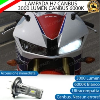Lampada H7 LED 3000 Lumen per Abbagliante HONDA CBR 600 RR 2012-2016 ABS Lampada H7 LED 3000 Lumen per Abbagliante HONDA CBR 600 RR 2012-2016 ABS