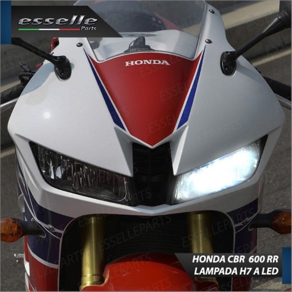 Lampada H7 LED 3000 Lumen per Abbagliante HONDA CBR 600 RR 2012-2016 ABS