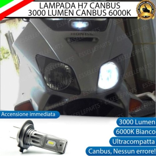 Lampada H7 LED - ULTRA COMPATTA - 3000 Lumen per Abbagliante HONDA Jazz 250 2001-2006