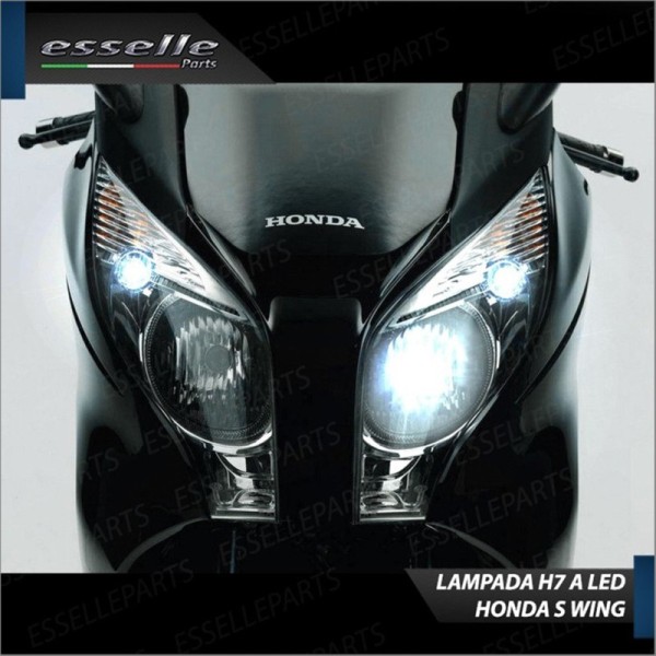 Lampada H7 LED 3000 Lumen per Abbagliante HONDA S Wing 125 2007-2011