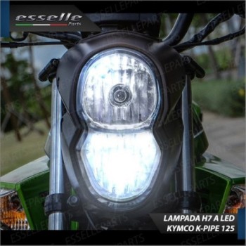 Lampada H7 LED 3000 Lumen per Abbagliante KYMCO K-Pipe 125 2012-2017