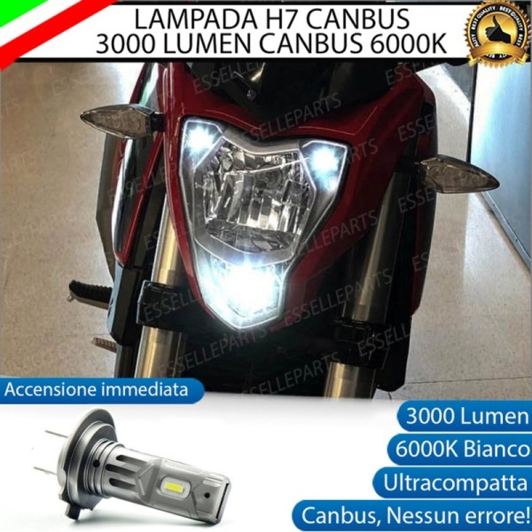 Lampada H7 - ULTRA COMPATTA - 3000 LUMEN Abbagliante per BENELLI BN 302 2017-2019