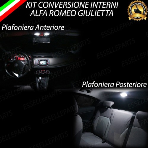 Kit LED interni Basic Pack 6000K Canbus PER ALFA ROMEO GIULIETTA Dal 2014