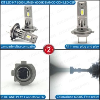 Kit Full LED H7 6000 LUMEN Anabbaglianti per APRILIA Tuono 1100 2019-2020 V4 RR