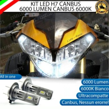 Kit Full LED H7 6000 LUMEN Abbaglianti per BENELLI Tre 1130 K 2006-2016