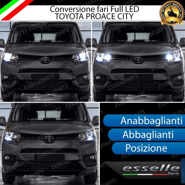 Conversione Fari Full LED TOYOTA PROACE CITY