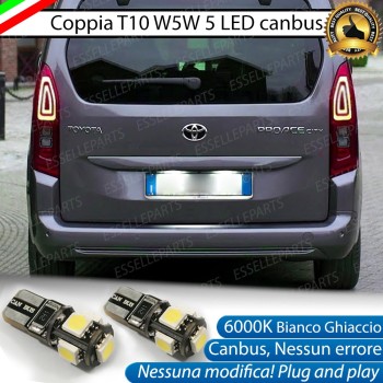Luci targa 5 LED Canbus TOYOTA PROACE CITY