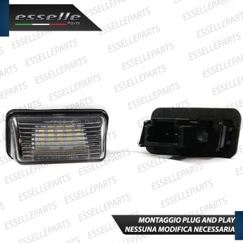 Placchette Luci Targa Led TOYOTA PROACE CITY canbus 6000k placchetta
