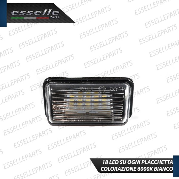 Placchette Luci Targa Led TOYOTA PROACE CITY canbus 6000k placchetta