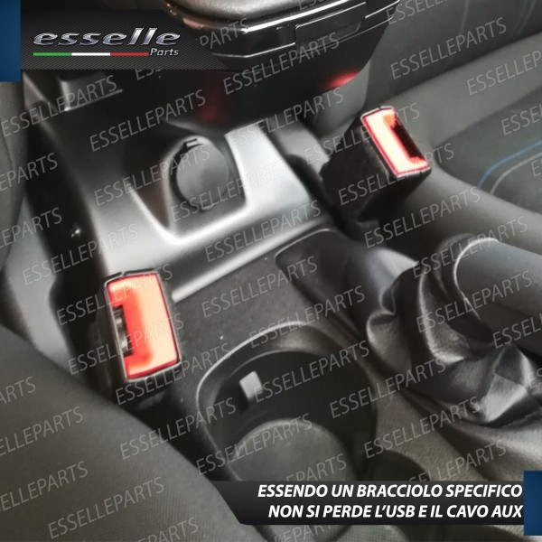 Bracciolo Portaoggetti Centrale per Ford Fiesta MK7