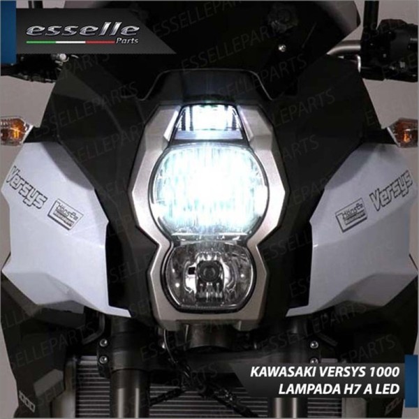 Conversione Fari Full LED per Kawasaki Versys 1000 Luce Bianca Ultracompatte