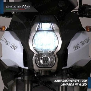 Conversione Fari Full LED per Kawasaki Versys 1000 Luce Bianca Ultracompatte