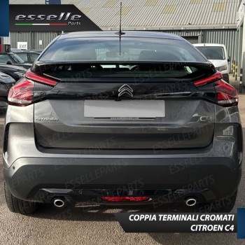 Terminale scarico cromato MARMITTA CROMATO INOX CITROEN C4 III