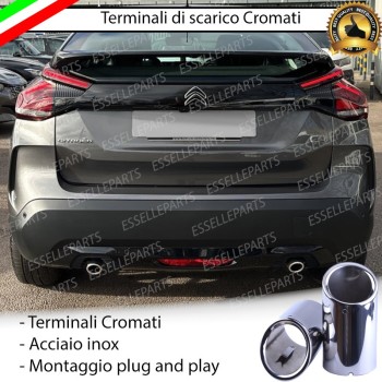 Terminale scarico cromato MARMITTA CROMATO INOX CITROEN C4 III