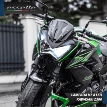 Conversione Lampade LED per Kawasaki Z 300 ABS Luce Bianca