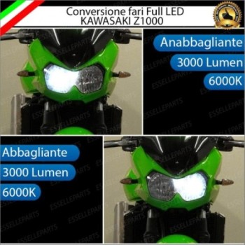 Lampade LED per Kawasaki Z 1000 Luce Bianca 6000K Canbus