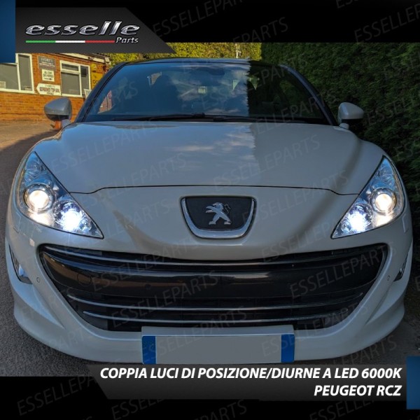 Luci POSIZIONE DIURNE Led Canbus PEUGEOT RCZ Luce Bianca No Error