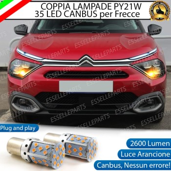 Coppia Frecce Anteriori PY21W 35 LED Canbus CITROEN C4 III