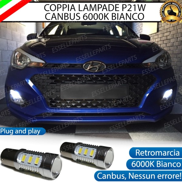 Luci di Posizione/Diurne 15 LED P21W Hyundai I20 II