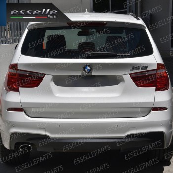 Terminale Scarico Cromato Lucido Acciaio Inox Bmw X3 F25 Scarico Ovale