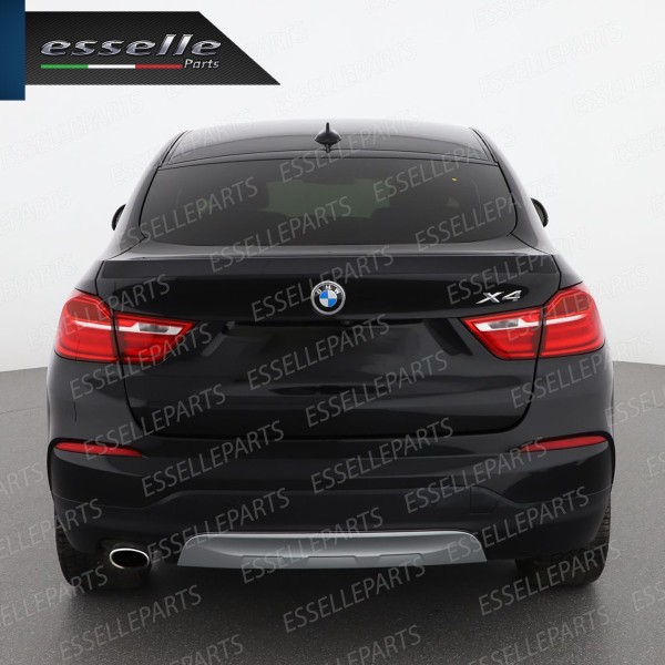Terminale Scarico Cromato Lucido Acciaio Inox Bmw X4 F26 Scarico Ovale