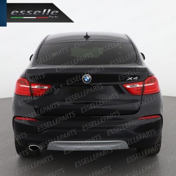 Terminale Scarico Cromato Lucido Acciaio Inox Bmw X4 F26 Scarico Ovale