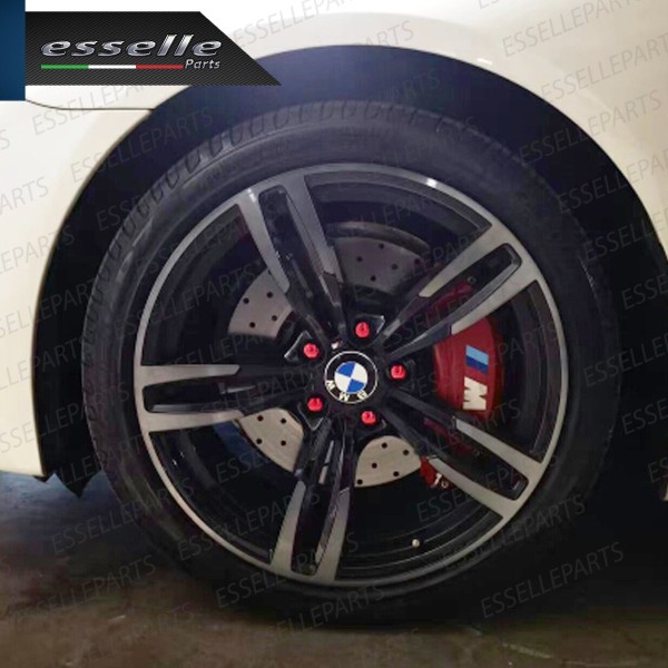 Kit 20 X Cover Copribulloni ROSSO LUCIDO - DIAMETRO 19MM -