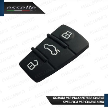 Gomma di Ricambio per Pulsanti chiave AUDI A3 (8P) (8PA) RESTYLING