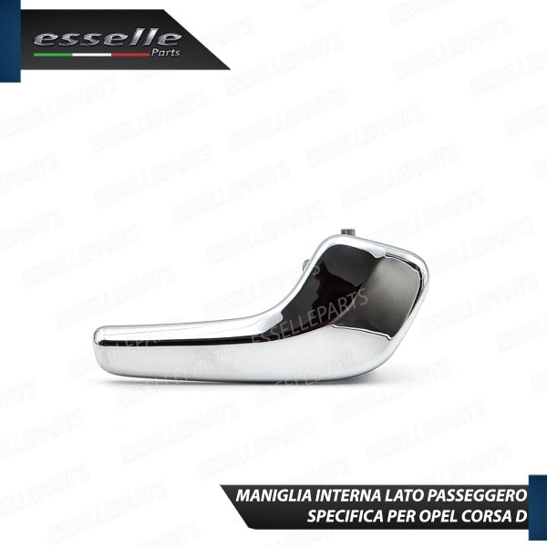 Maniglia Interna Anteriore Lato Passeggero Opel Corsa D Cromata Lucido