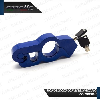 Antifurto Blocca Leva Freno in Metallo BLU per Ducati