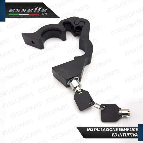 Antifurto Blocca Leva Freno in Metallo - NERO - specifico per moto,motorini,scooter,quad Honda moto