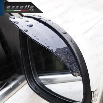Coppia Deflettori Antipioggia NERO FUME' Adesivi in pvc Coppia Deflettori Antipioggia NERO FUME' Adesivi in pvc