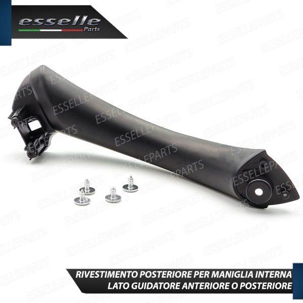 Maniglia Interna Lato Guidatore Soft Touch Nero Bmw Serie 3 E92 E93