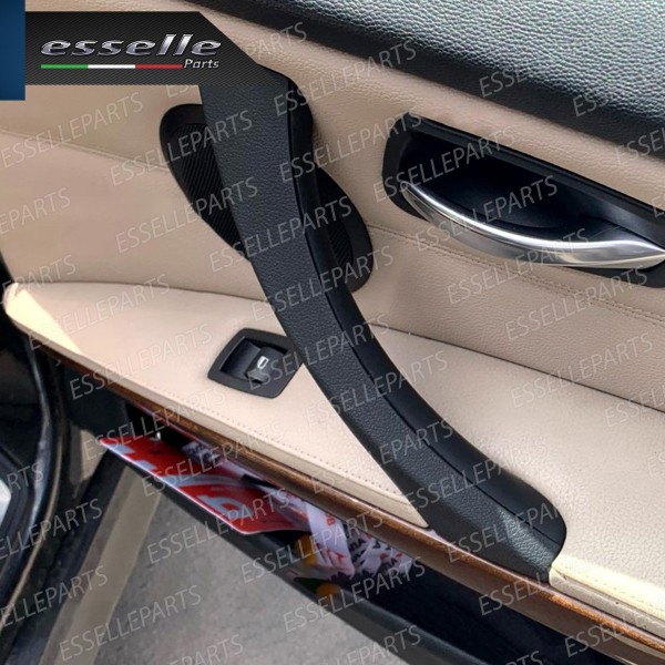 Maniglia Interna Lato Passeggero Simil Pelle Nero Bmw Serie 3 E92 E93