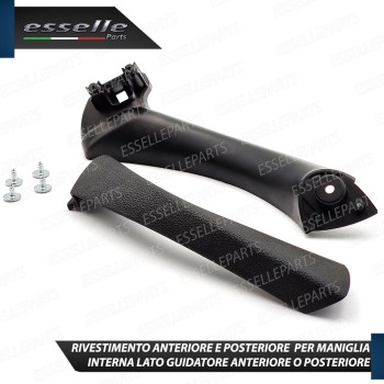 Maniglia Interna Completa Lato Guida Nero soft Bmw Serie 3 E92 E93