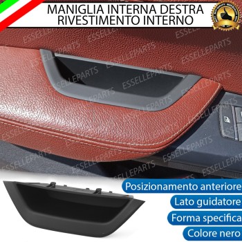 Maniglia Interna Anteriore Lato Guidatore Soft Touch Nero Bmw X4 F26
