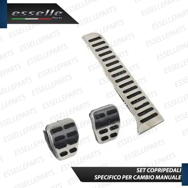 Set Copripedali Pedaliera per Cambio Manuale Audi Q3 8U Restyling