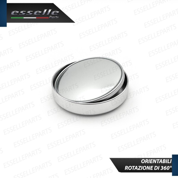Coppia Specchi ausiliari Angolo Cieco Regolabili a 360° per Specchietti esterni