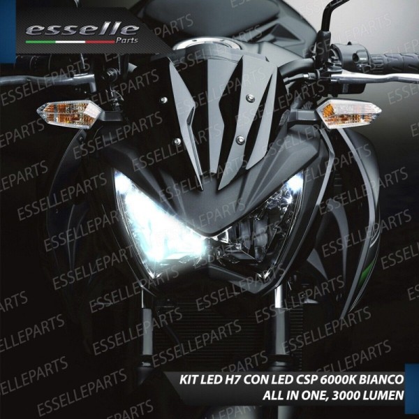 Conversione Completa Fari Full LED per Kawasaki Z 800 6000 Lumen 6000K Bianco