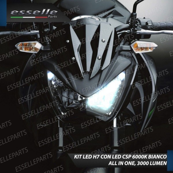 Conversione Fari Full LED per Kawasaki Z 800 6000 Lumen Ultracompatte