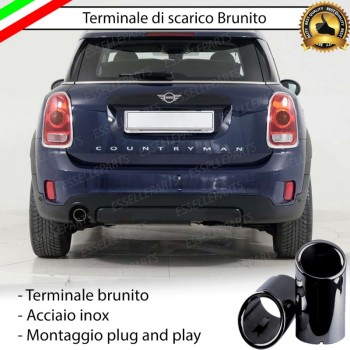 Terminale di Scarico Nero Brunito Inox per Countryman F60