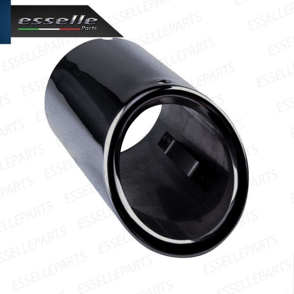 Terminale di Scarico Nero Brunito Inox per ASX