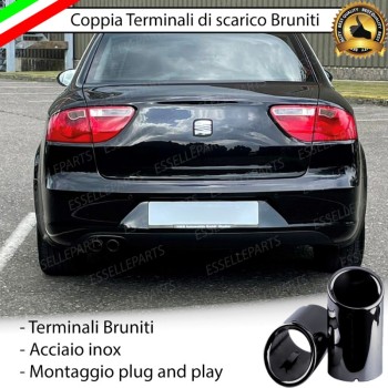 Terminali di Scarico Nero Brunito Inox per Exeo (3R)