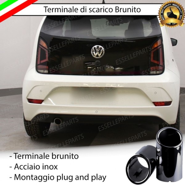 Terminale di Scarico Nero Brunito Inox per Up!
