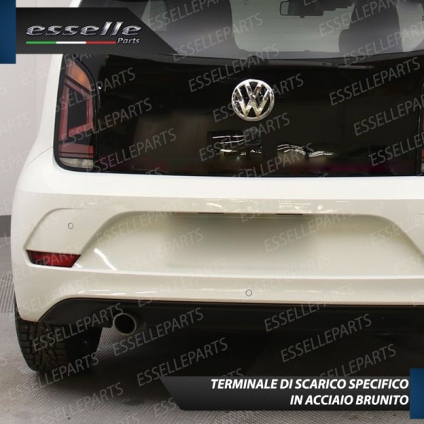 Terminale di Scarico Nero Brunito Inox per Up!