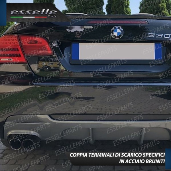 Terminali di Scarico Nero Brunito Inox per Serie 3 (E92 E93)