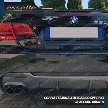 Terminali di Scarico Nero Brunito Inox per Serie 3 (E92 E93)
