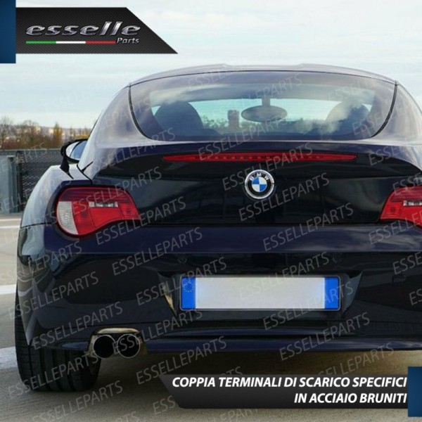 Terminali di Scarico Nero Brunito Inox per Z4 (E85 E86)