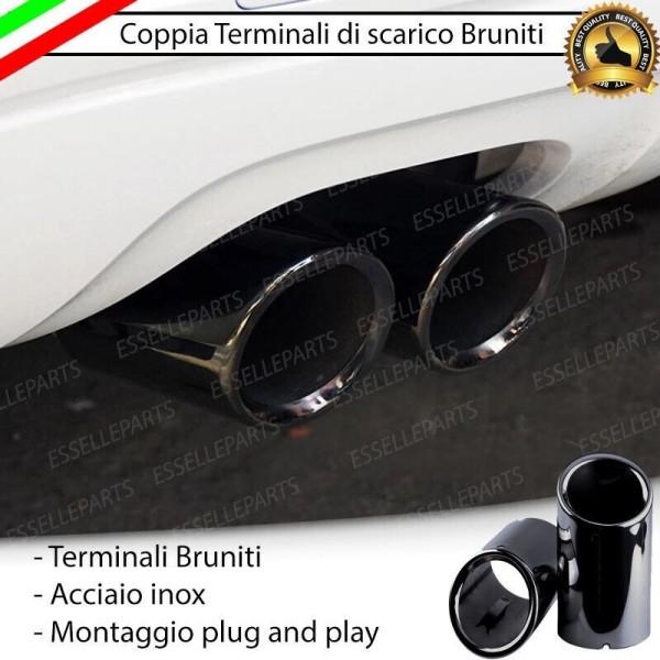 Terminali di Scarico Nero Brunito Inox per Serie 3 (F30 F31)